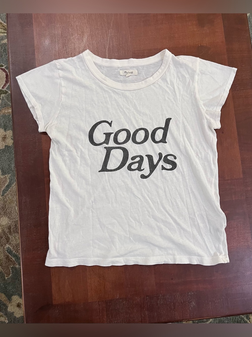 MADEWELL Good Days White Graphic Tee US S